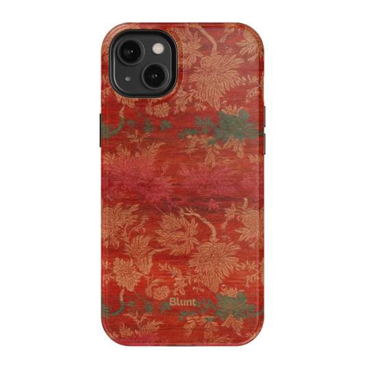 Crimson Tapestry iPhone Case