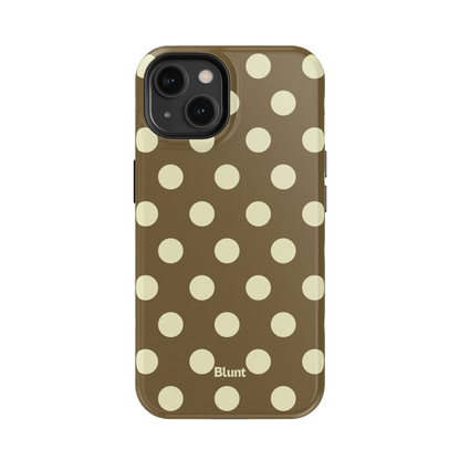 Toffee Cream Dot iPhone Case