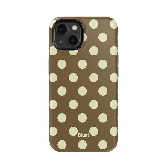 Toffee Cream Dot iPhone Case