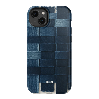 Indigo Weave iPhone Case