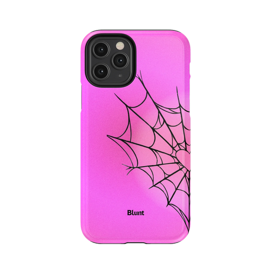 Pink Web iPhone Case