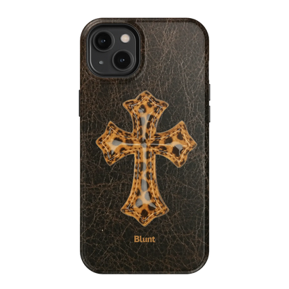 Golden Celine iPhone Case