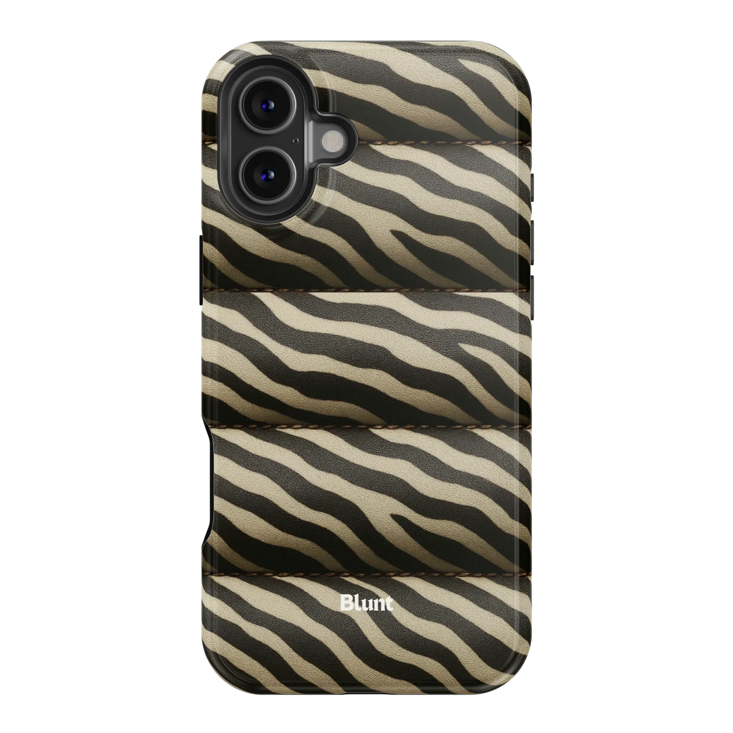 Zebra Puffer iPhone Case