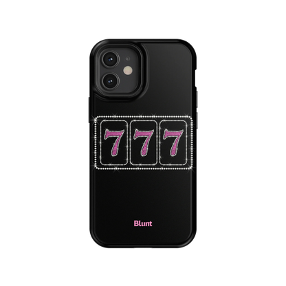 Pink Lucky 777 iPhone Case