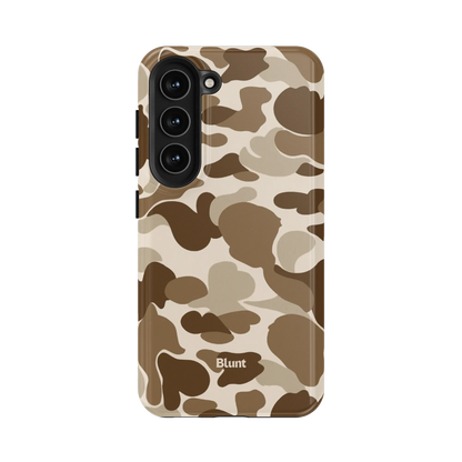 Brown Camo Samsung Case