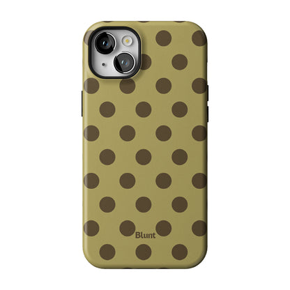 Sage Toffee Dot iPhone Case gallery - Iphone_14_Mini_Air_Plus_1