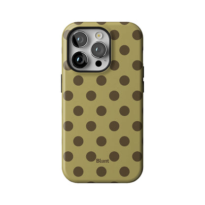 Sage Toffee Dot iPhone Case gallery - Iphone_14_Pro_1