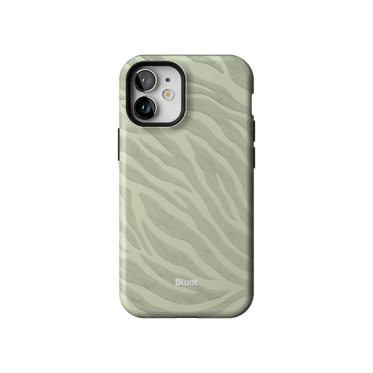 Sage Zebra iPhone Case gallery - Iphone_12_Mini_Air_Plus_1