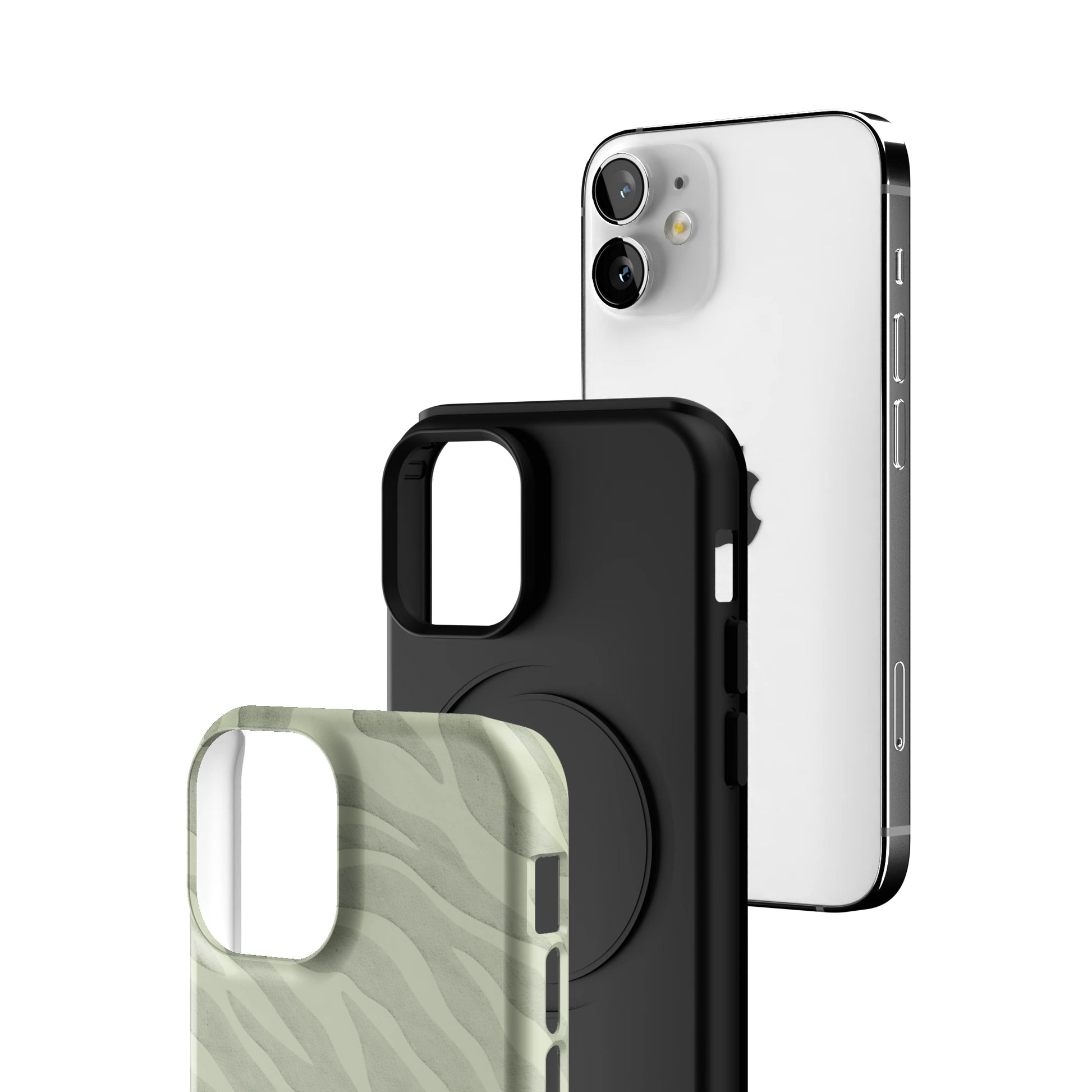 Sage Zebra iPhone Case gallery - Iphone_12_Mini_Air_Plus_3