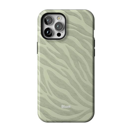 Sage Zebra iPhone Case gallery - Iphone_12_Pro_Max_1