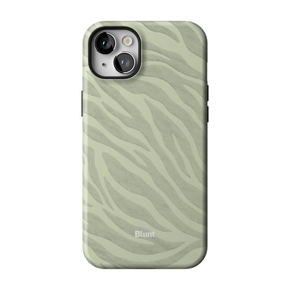 Sage Zebra iPhone Case gallery - Iphone_14_Mini_Air_Plus_1