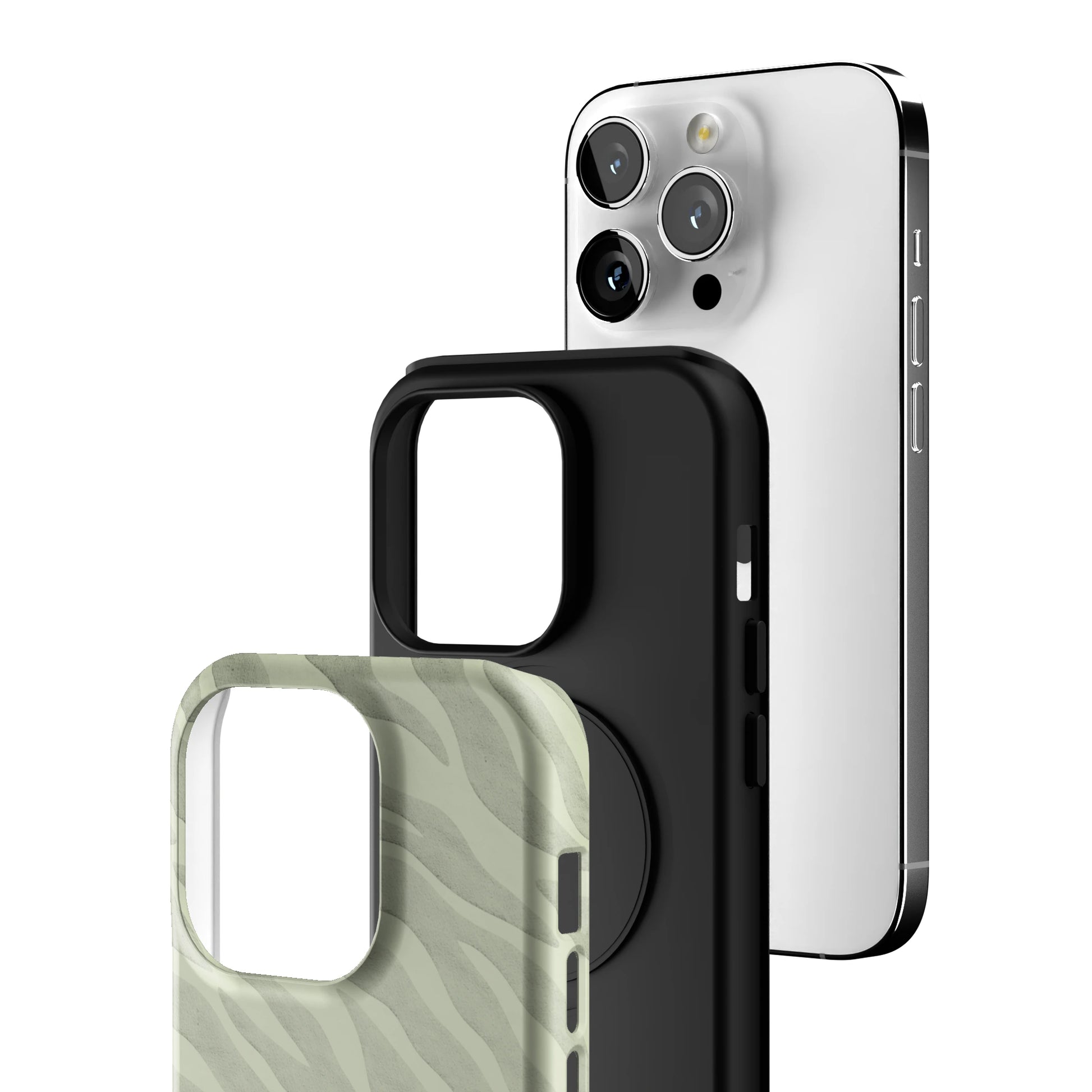Sage Zebra iPhone Case gallery - Iphone_14_Pro_3