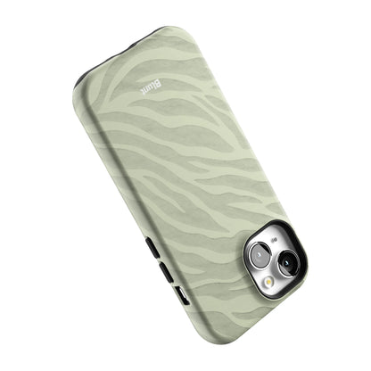 Sage Zebra iPhone Case gallery - Iphone_15_Iphone_5