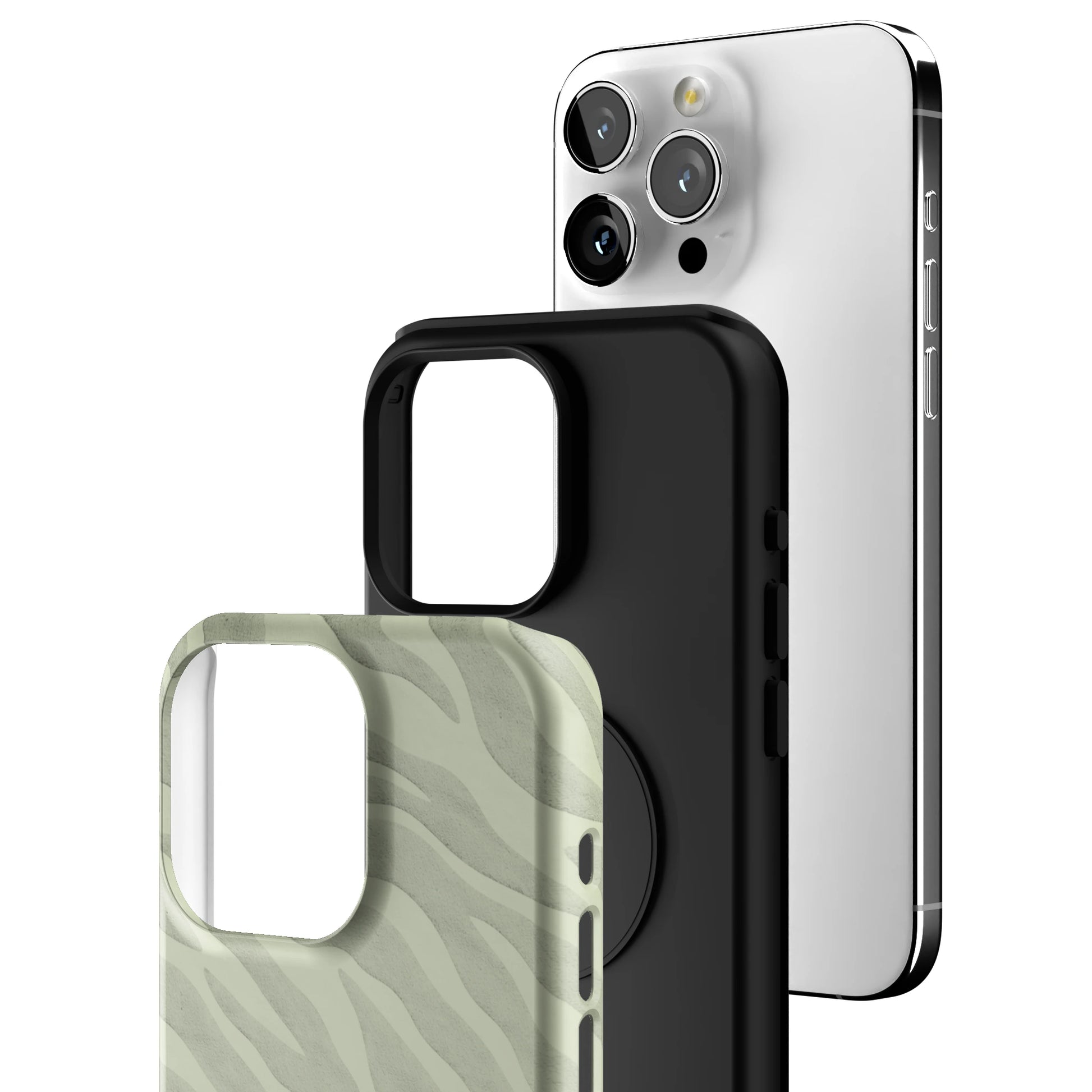 Sage Zebra iPhone Case gallery - Iphone_15_Pro_Max_3