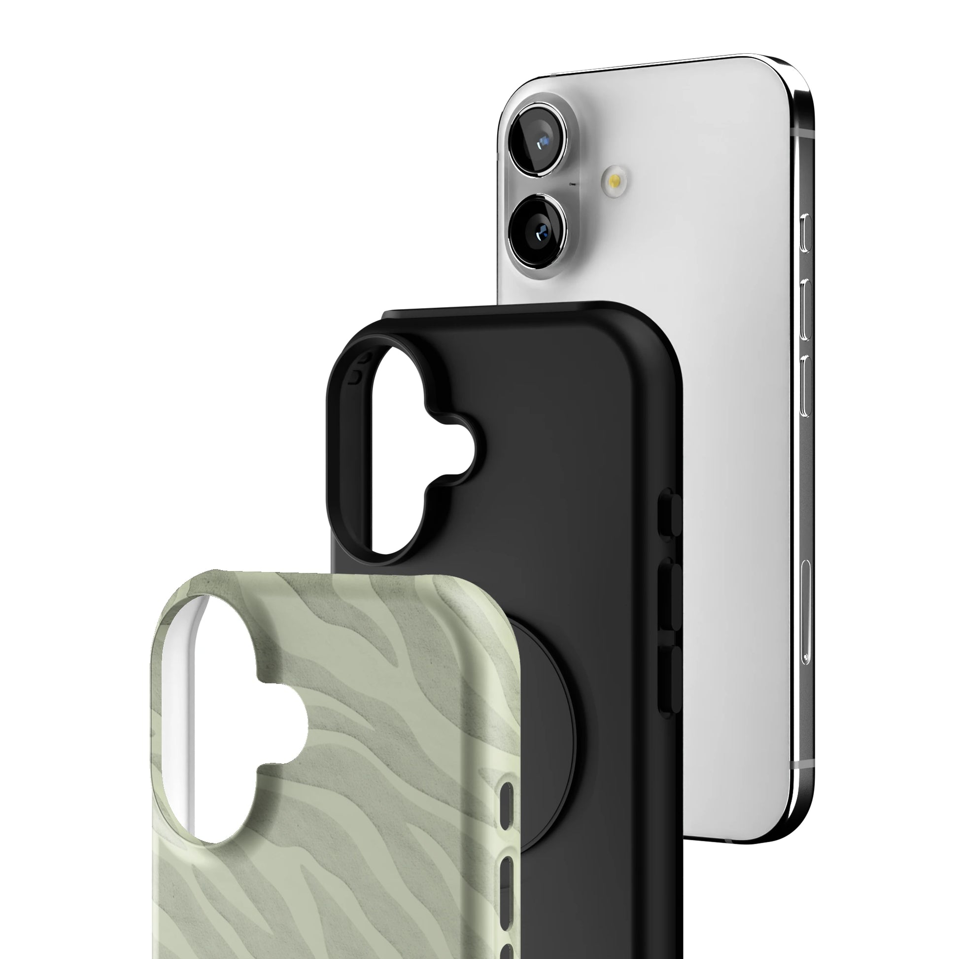 Sage Zebra iPhone Case gallery - Iphone_16_Iphone_3