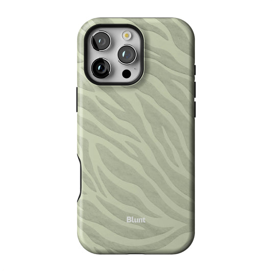 Sage Zebra iPhone Case gallery - Iphone_16_Pro_Max_1
