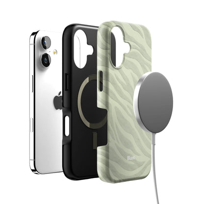 Sage Zebra iPhone Case gallery - Iphone_17_Iphone_4