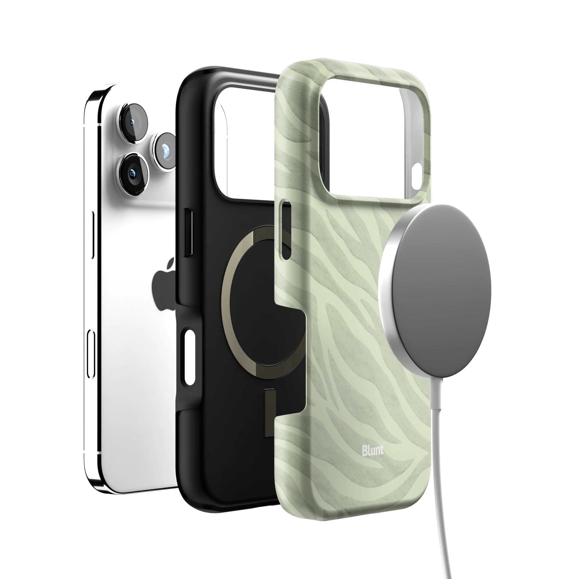 Sage Zebra iPhone Case gallery - Iphone_17_Pro_4