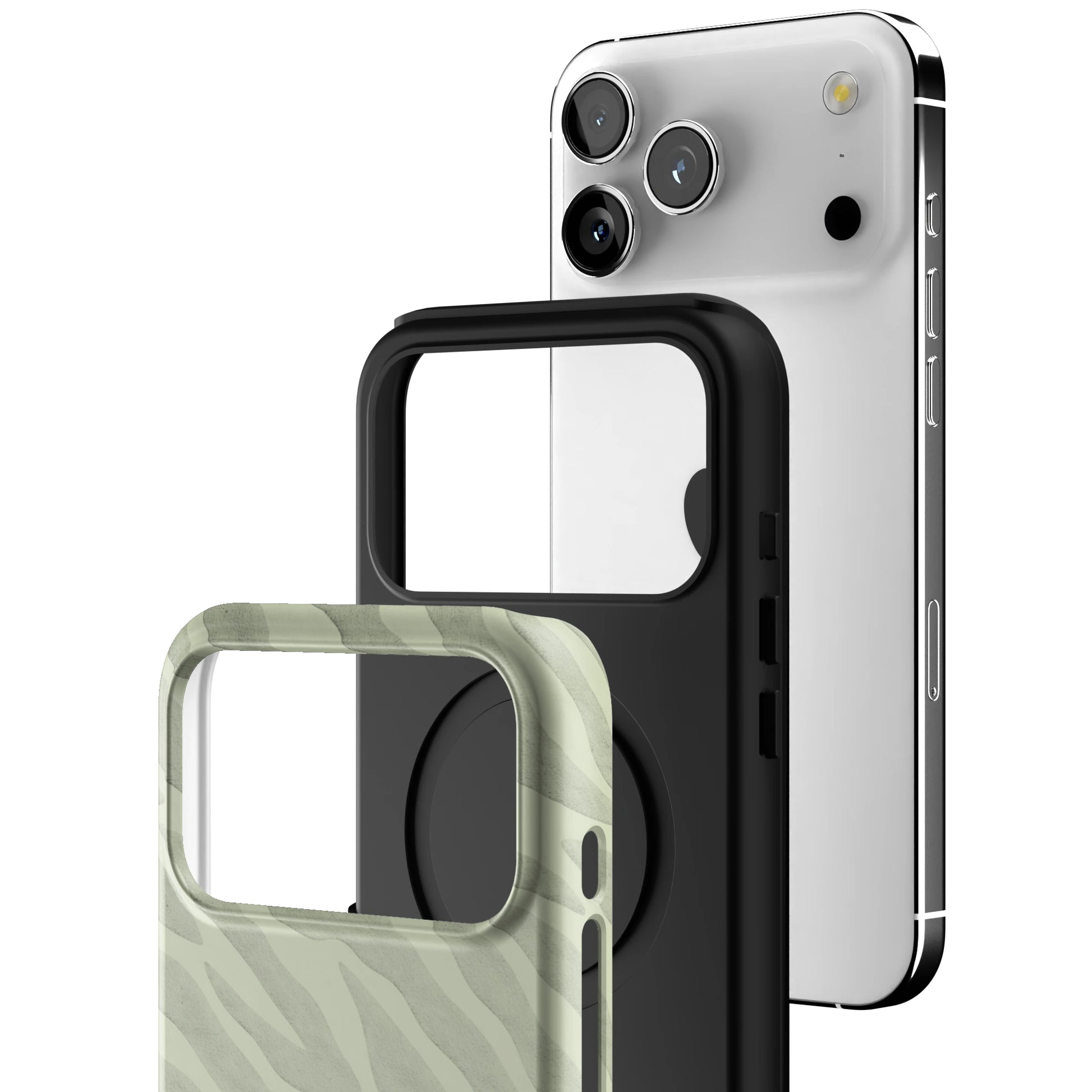Sage Zebra iPhone Case gallery - Iphone_17_Pro_Max_3