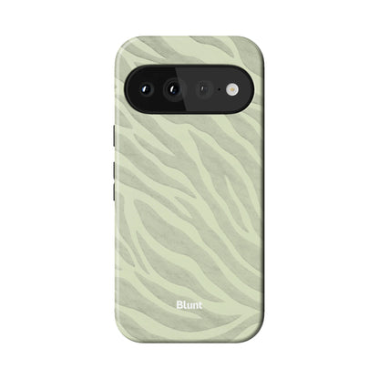 Sage Zebra Pixel Case - Blunt Cases