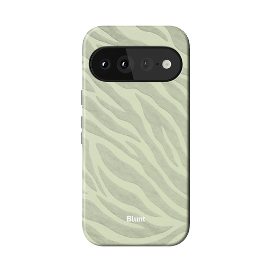 Sage Zebra Pixel Case - Blunt Cases