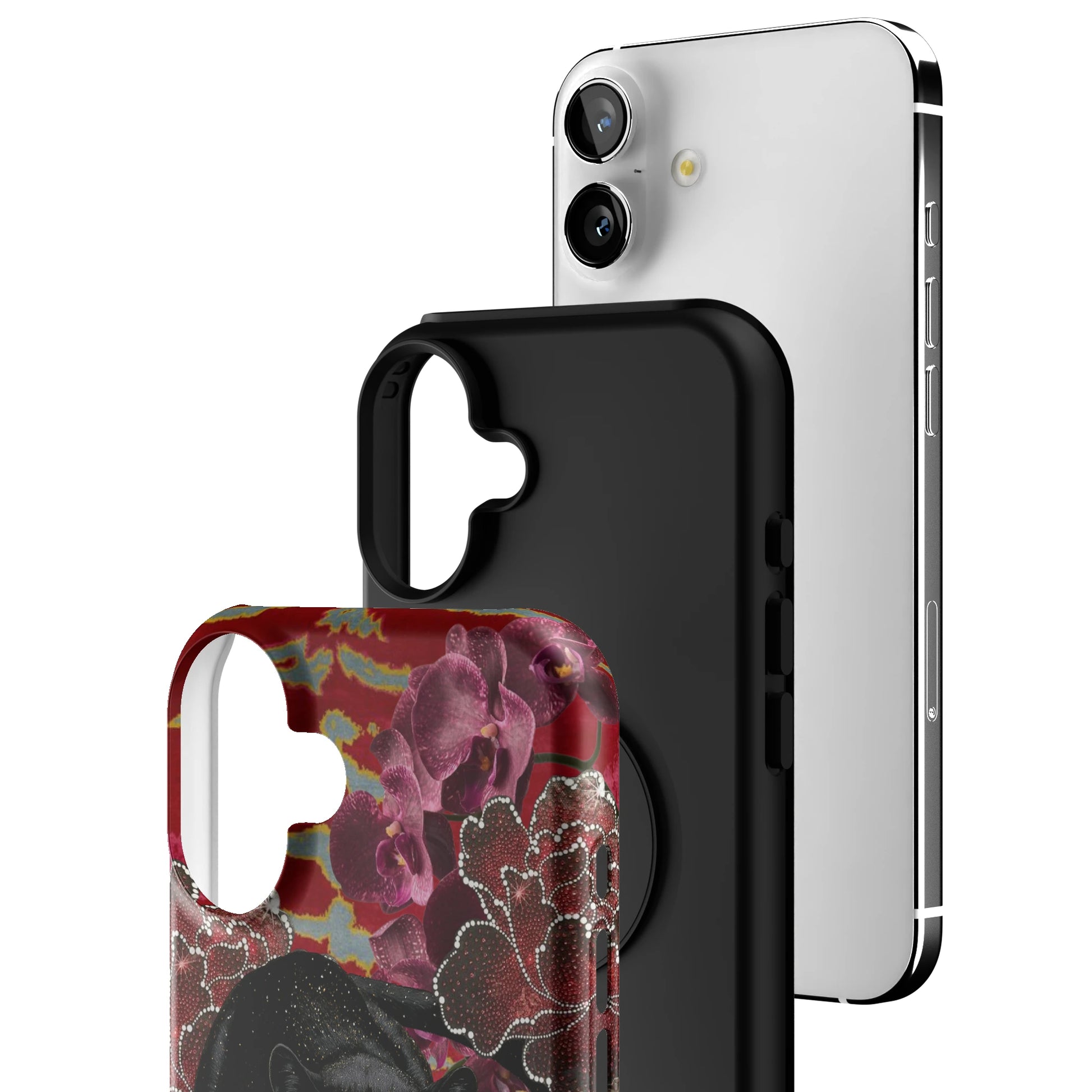 Sakura Noir iPhone Case gallery - Iphone_16_Mini_Air_Plus_3
