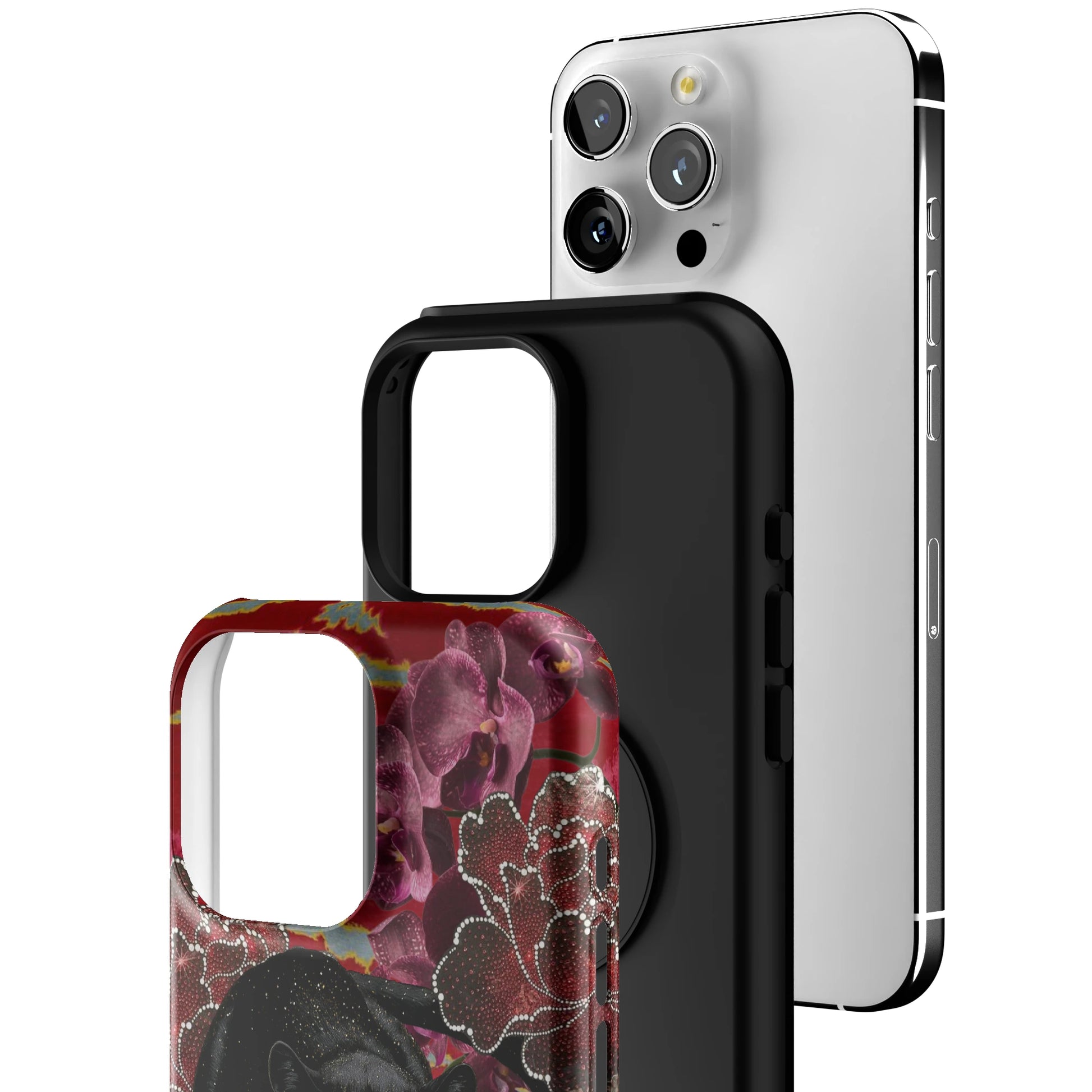Sakura Noir iPhone Case gallery - Iphone_16_Pro_Max_3