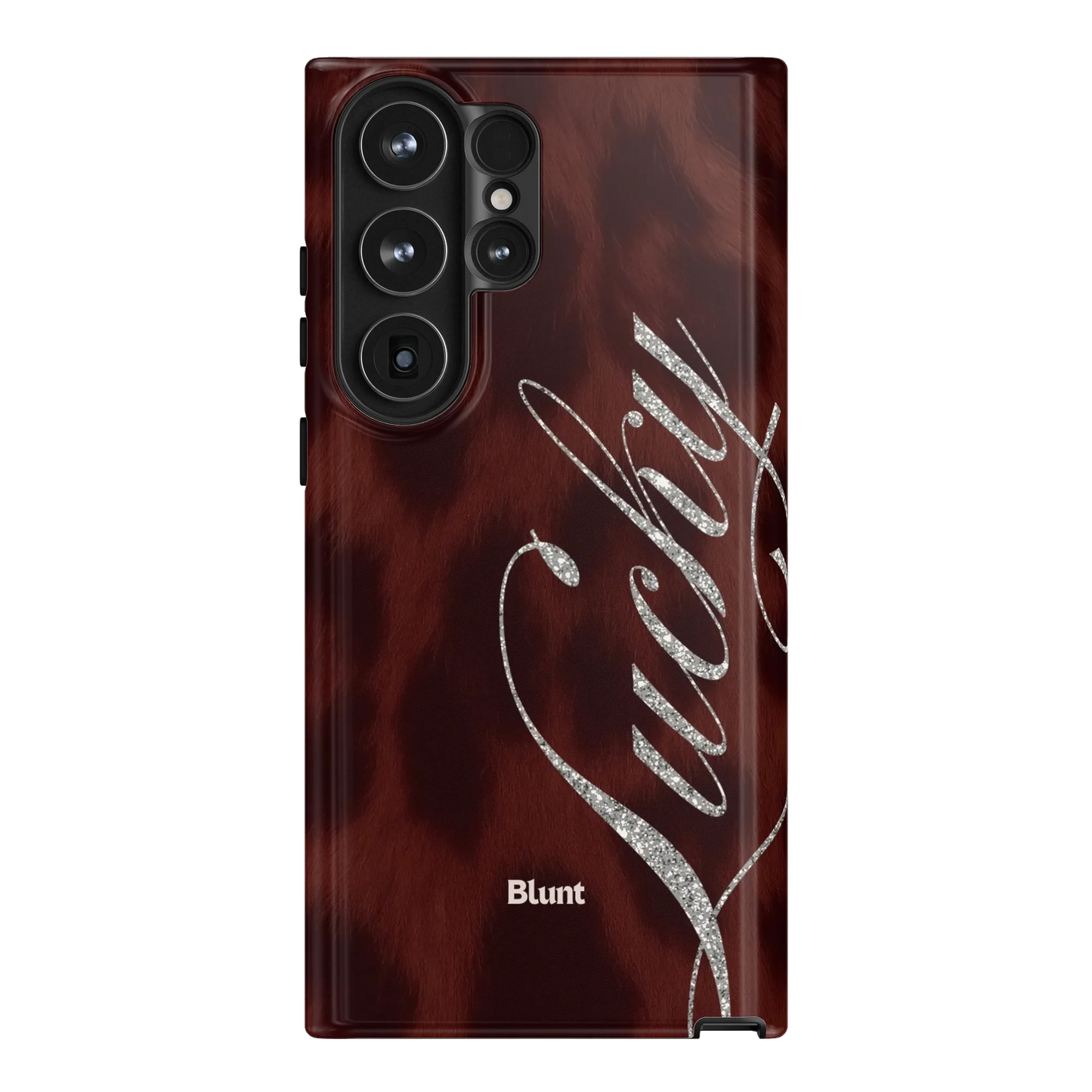 Brown Cheetah Lucky Samsung Case