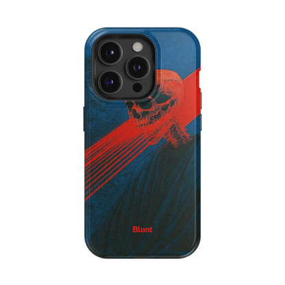 Crimson Slash iPhone Case
