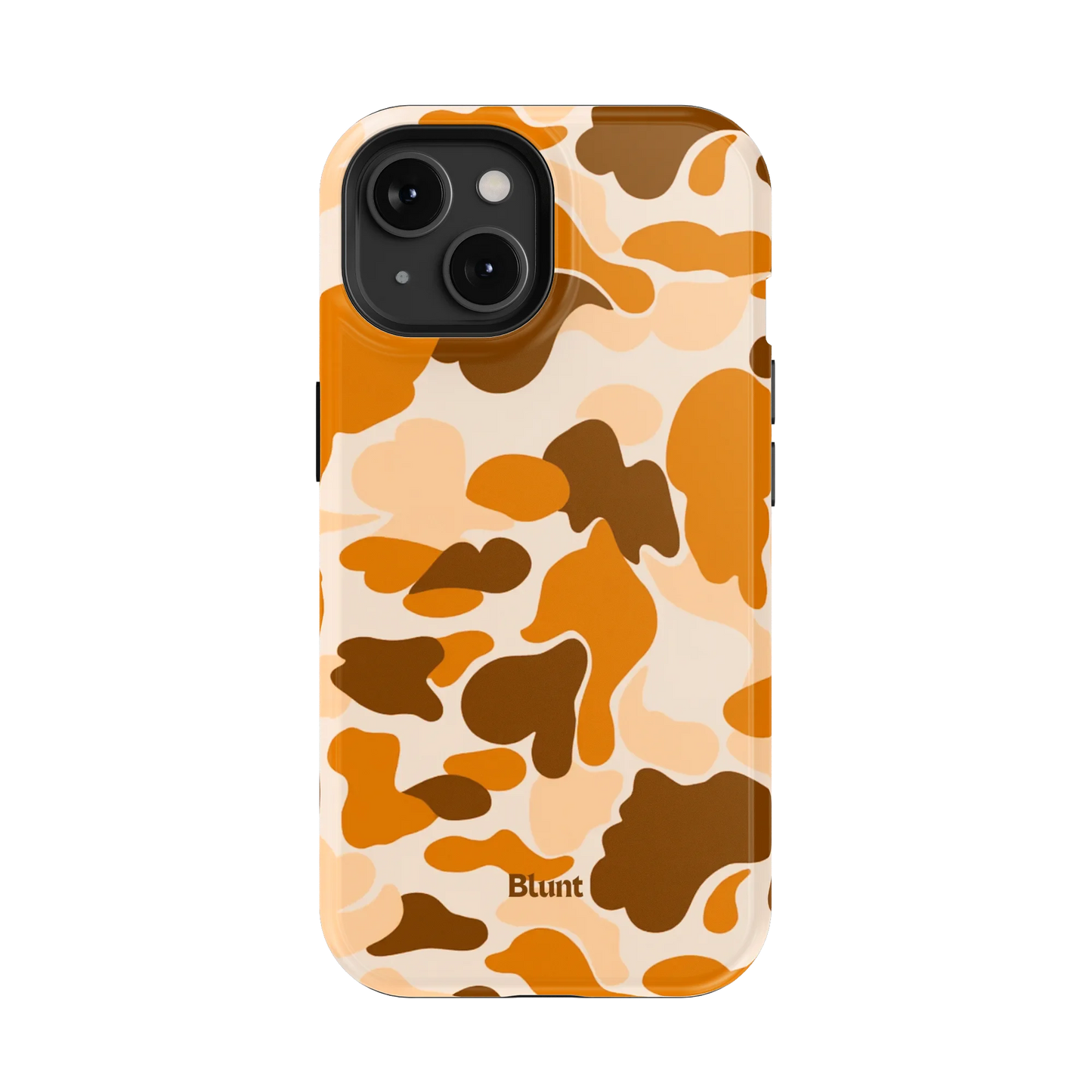 Orange Camo iPhone Case