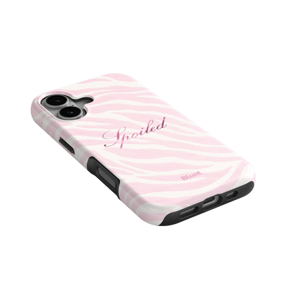 Spoiled Pink Zebra iPhone Case