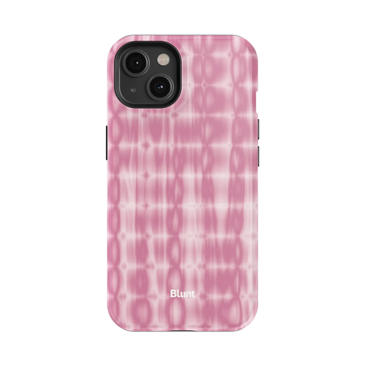 Pink Ripple iPhone Case