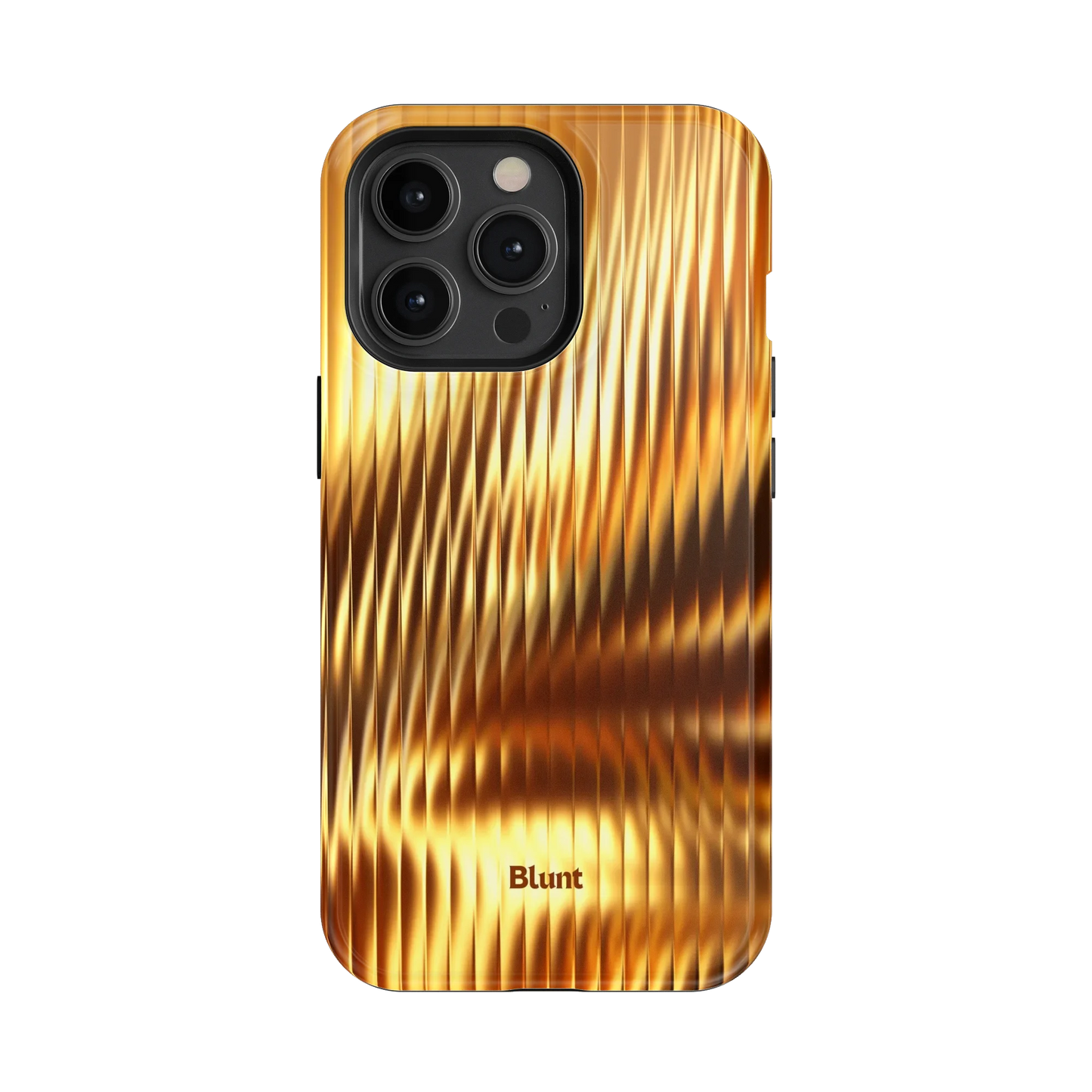Golden Ripple iPhone Case