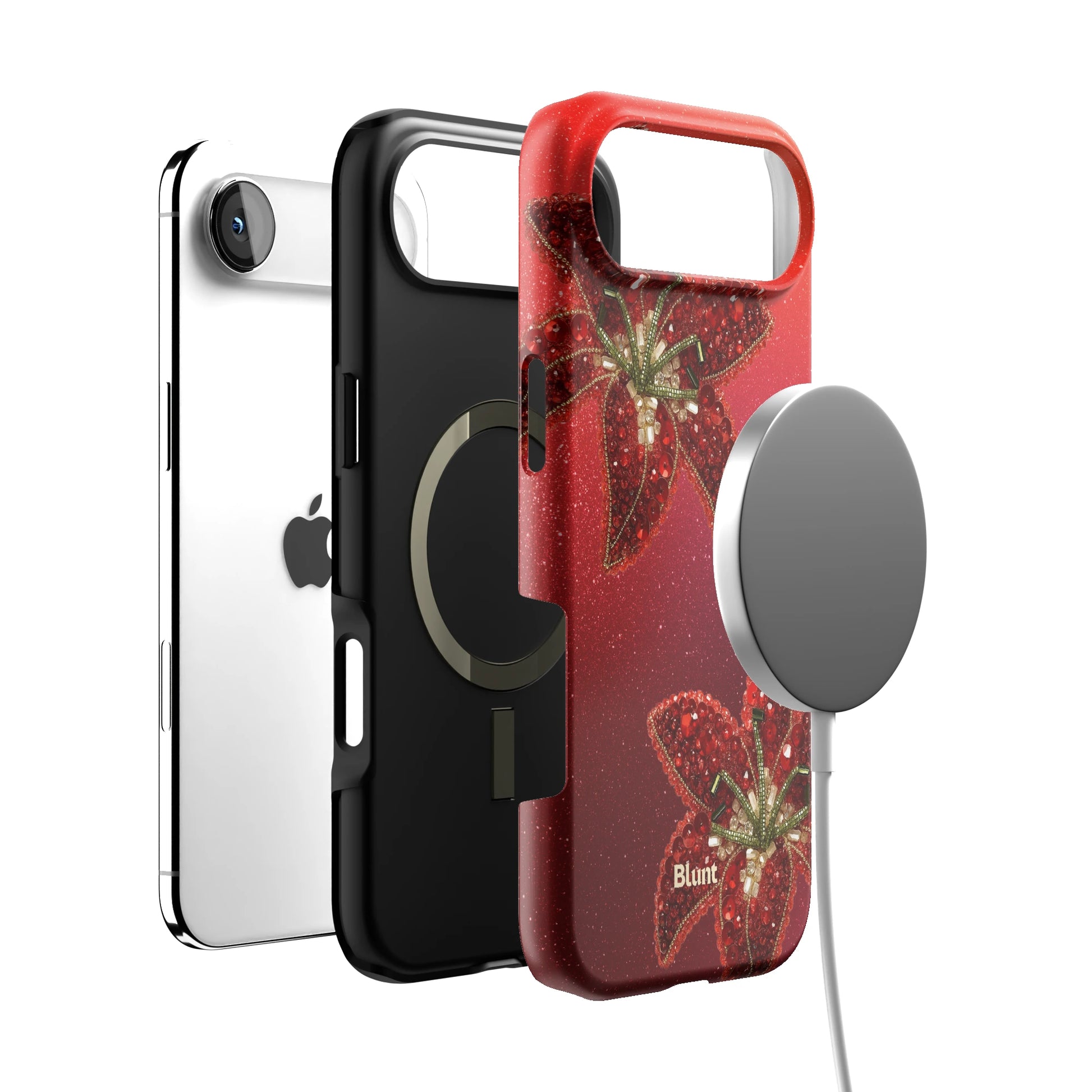 Scarlet Petals iPhone Case gallery - Iphone_17_Air_4