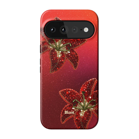 Scarlet Petals Pixel Case - Blunt Cases