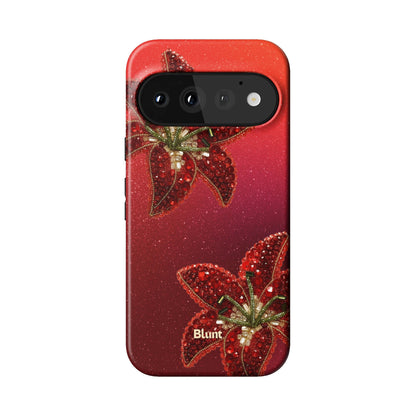Scarlet Petals Pixel Case - Blunt Cases