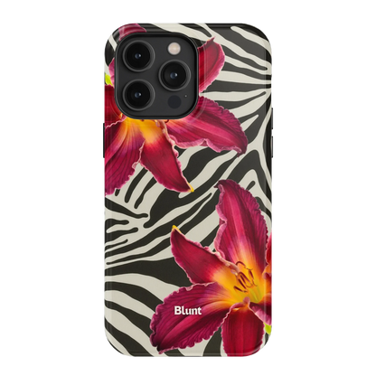 Zebra Lily iPhone Case