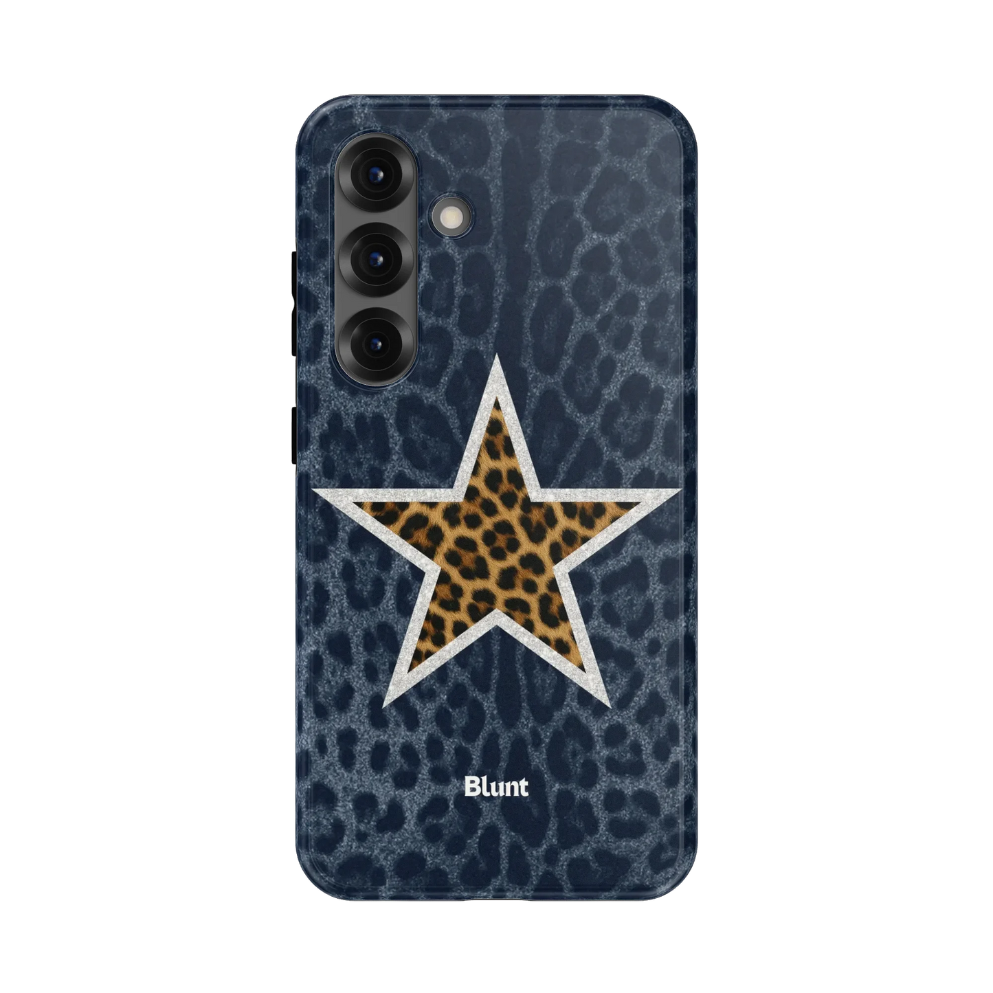 Denim Cheetah Star Samsung Case