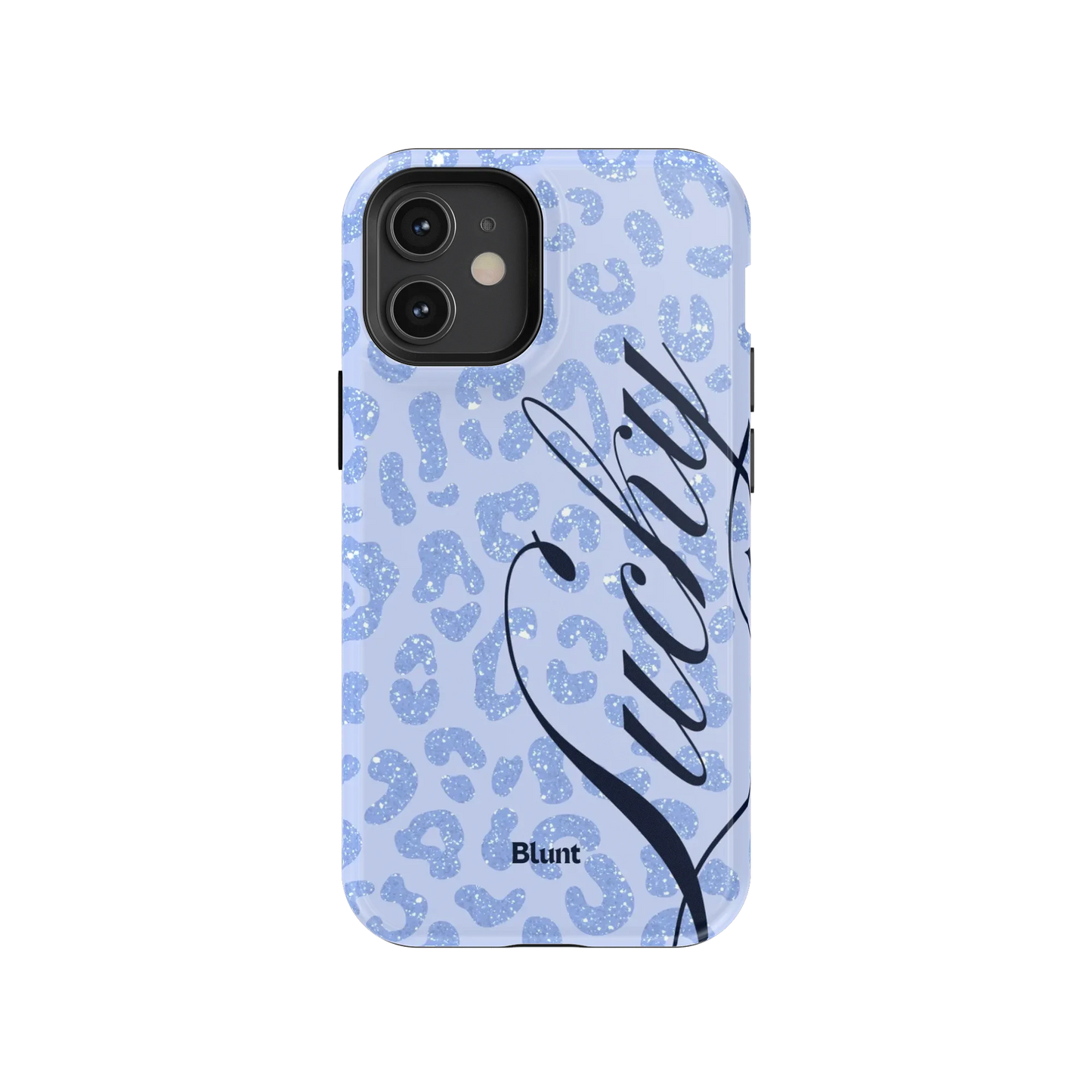 Blue Cheetah Lucky iPhone Case