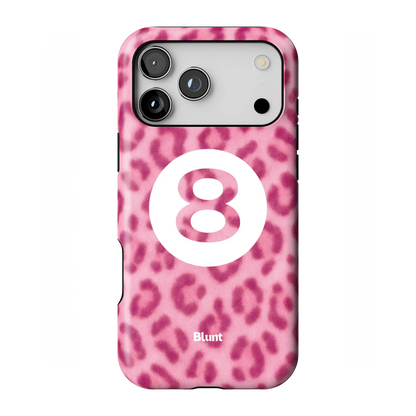 Pink Cheetah Magic 8 iPhone Case