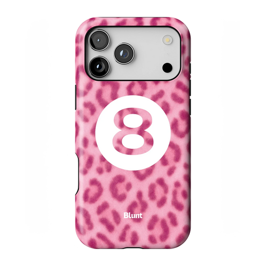 Pink Cheetah Magic 8 iPhone Case