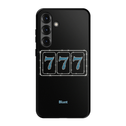 Blue Lucky 777 Samsung Case