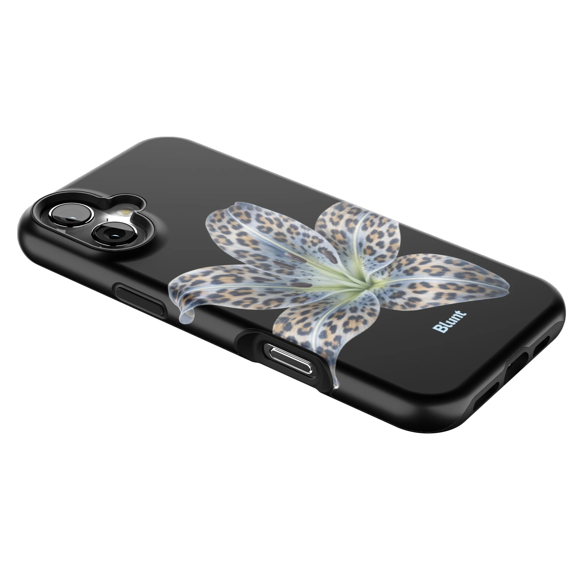Blue-Leopard-Bloom-iphone-case-iPhone 16 Plus-2