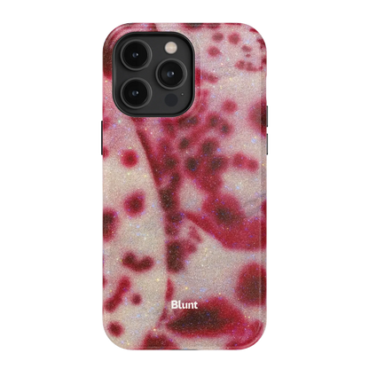 Crimson Veil iPhone Case