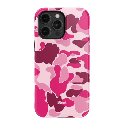 Pink Camo iPhone Case