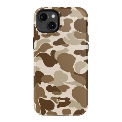 Brown Camo iPhone Case