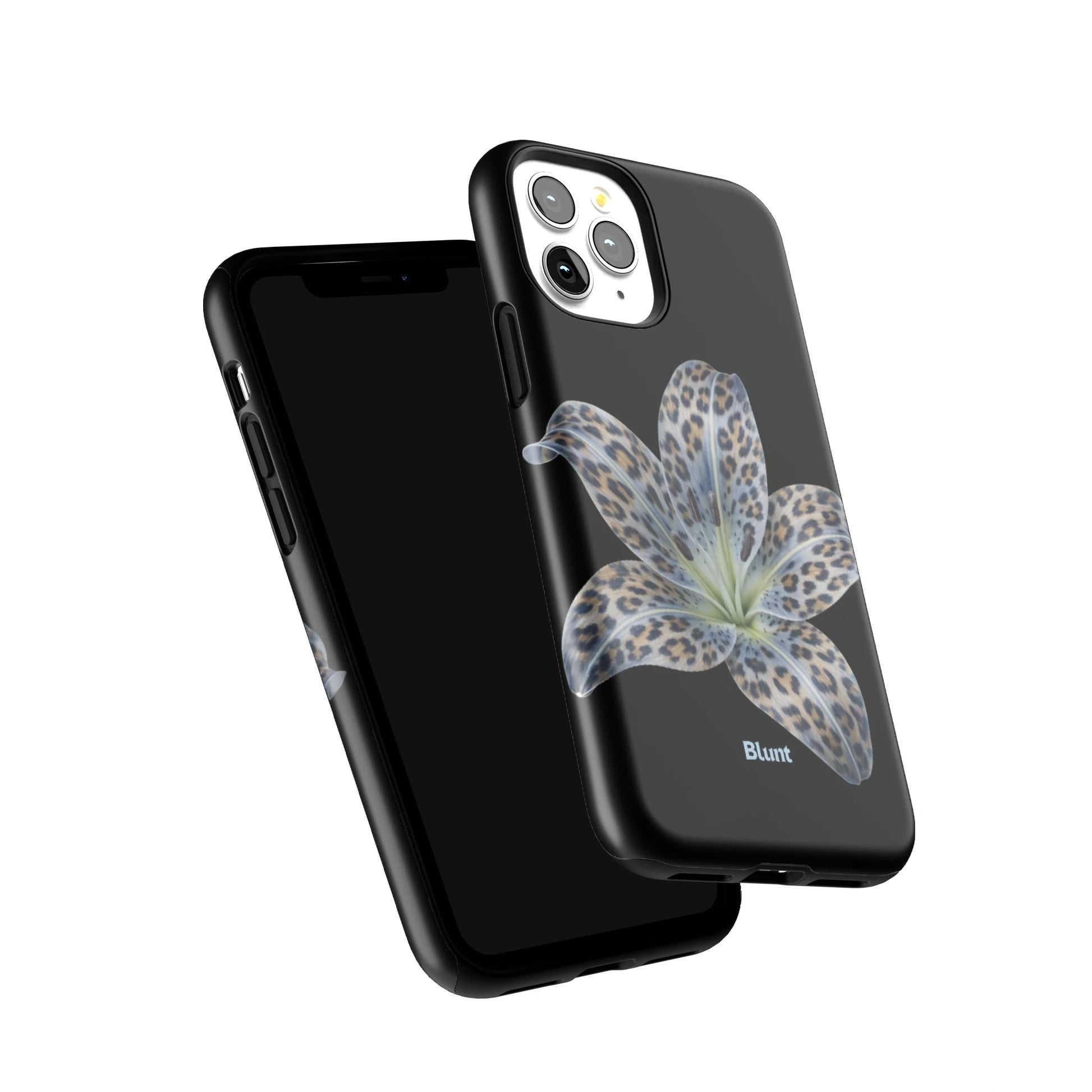 Blue-Leopard-Bloom-iphone-case-iPhone 11 Pro-5
