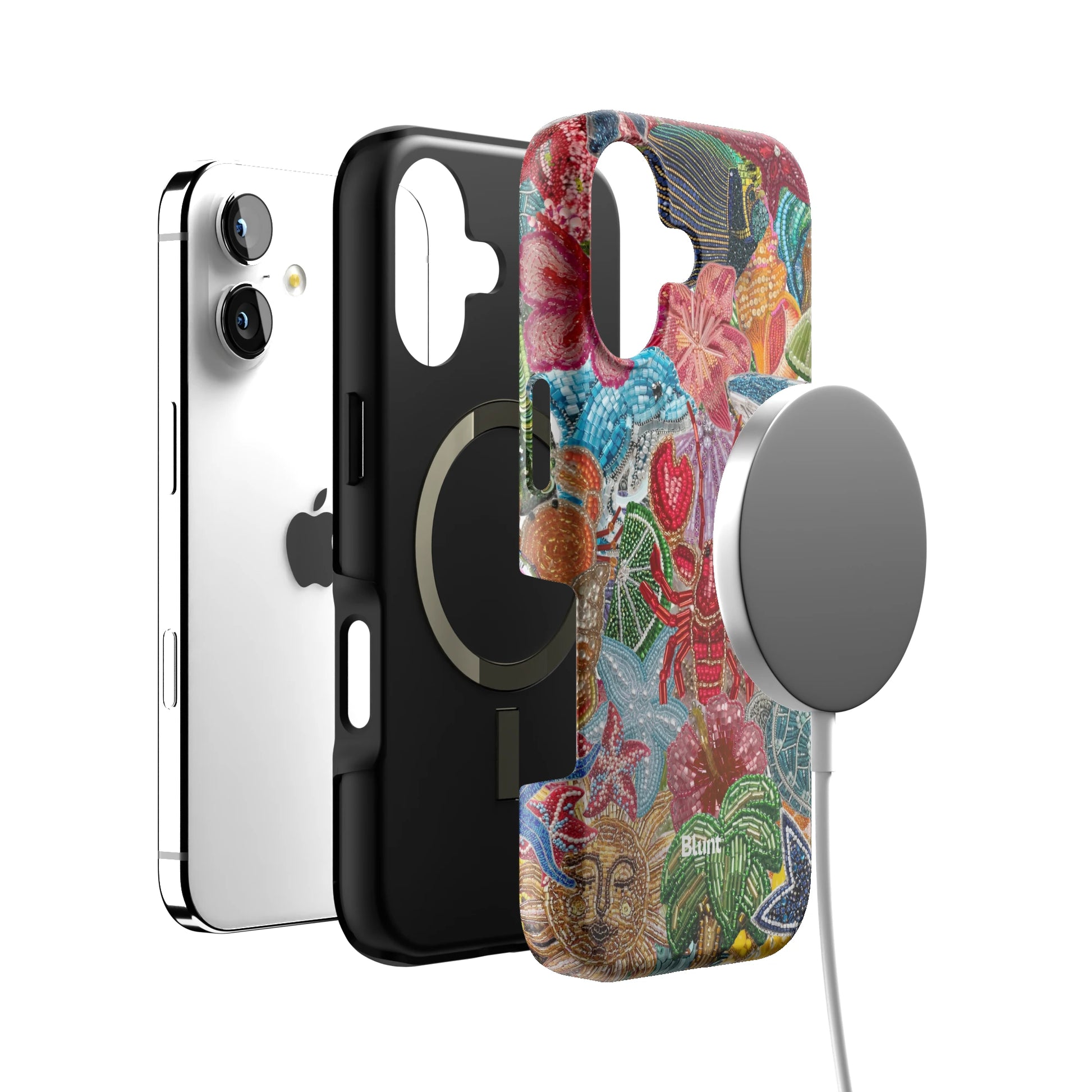 Sea Bloom iPhone Case gallery - Iphone_17_Iphone_4