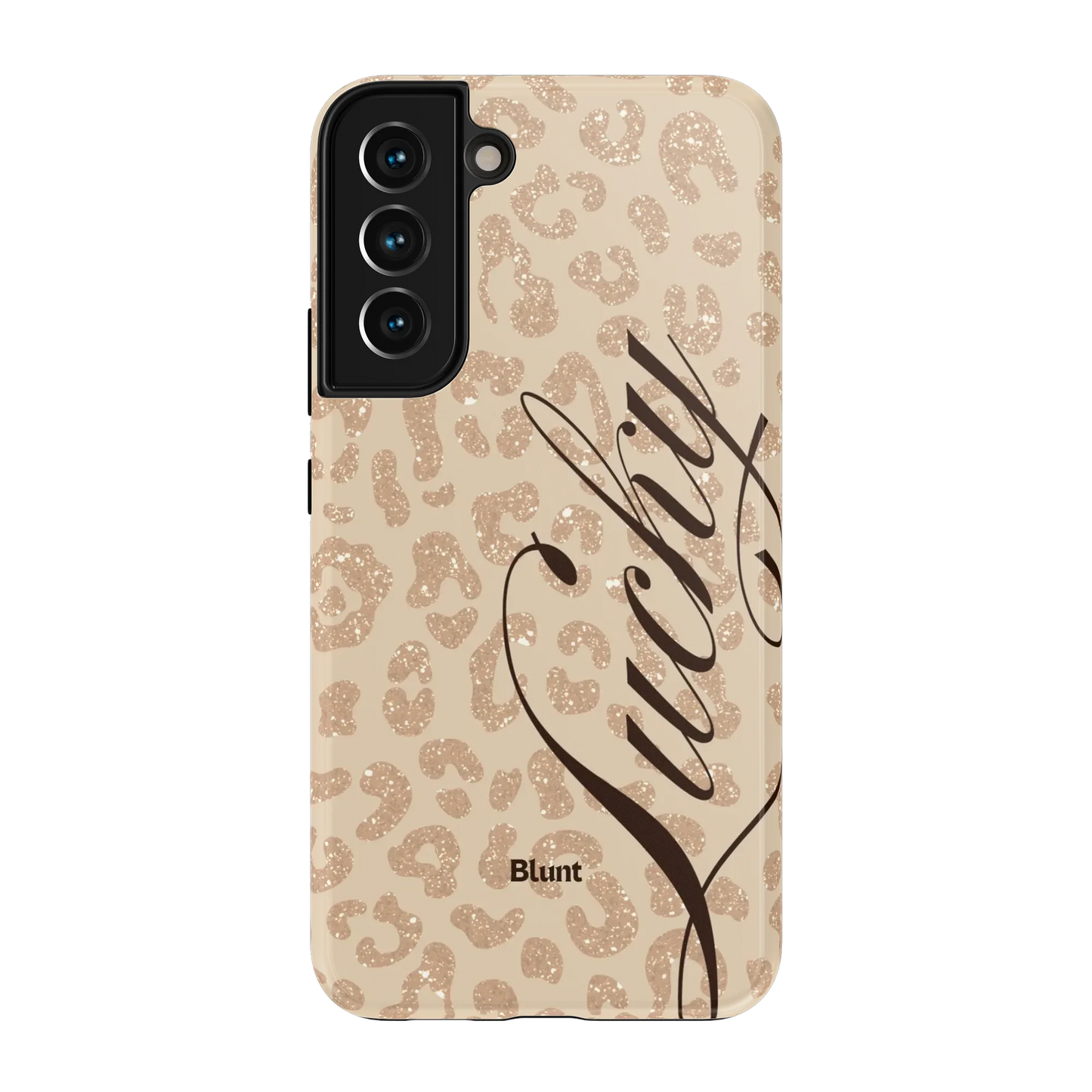 Cream Cheetah Lucky Samsung Case