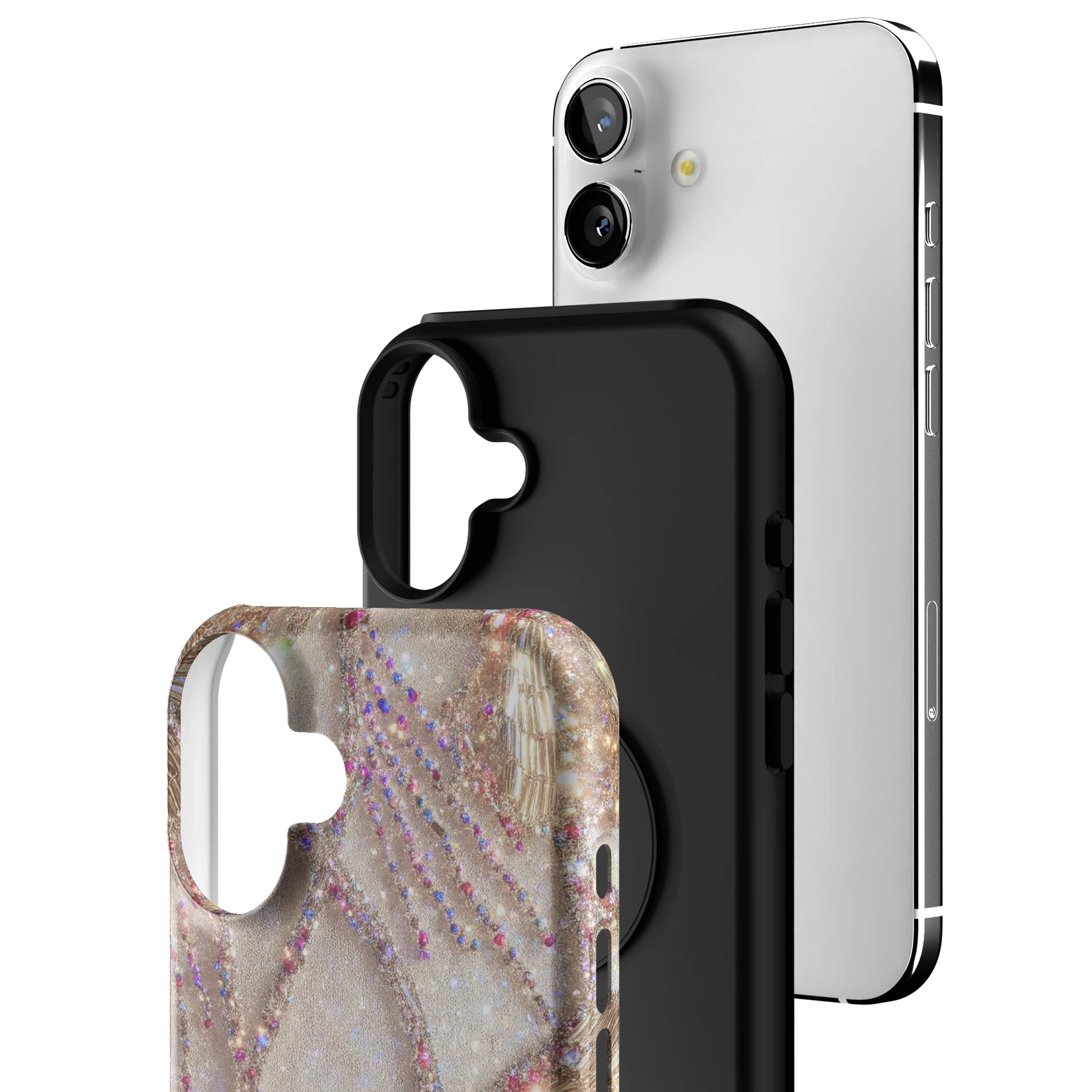 Sequin Mirage iPhone Case gallery - Iphone_16_Mini_Air_Plus_3